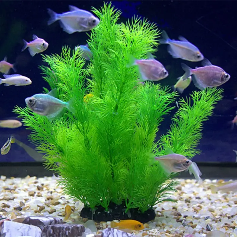 Aquarium Plant Design - Artificial Aquarium Decor Plants Underwater Water