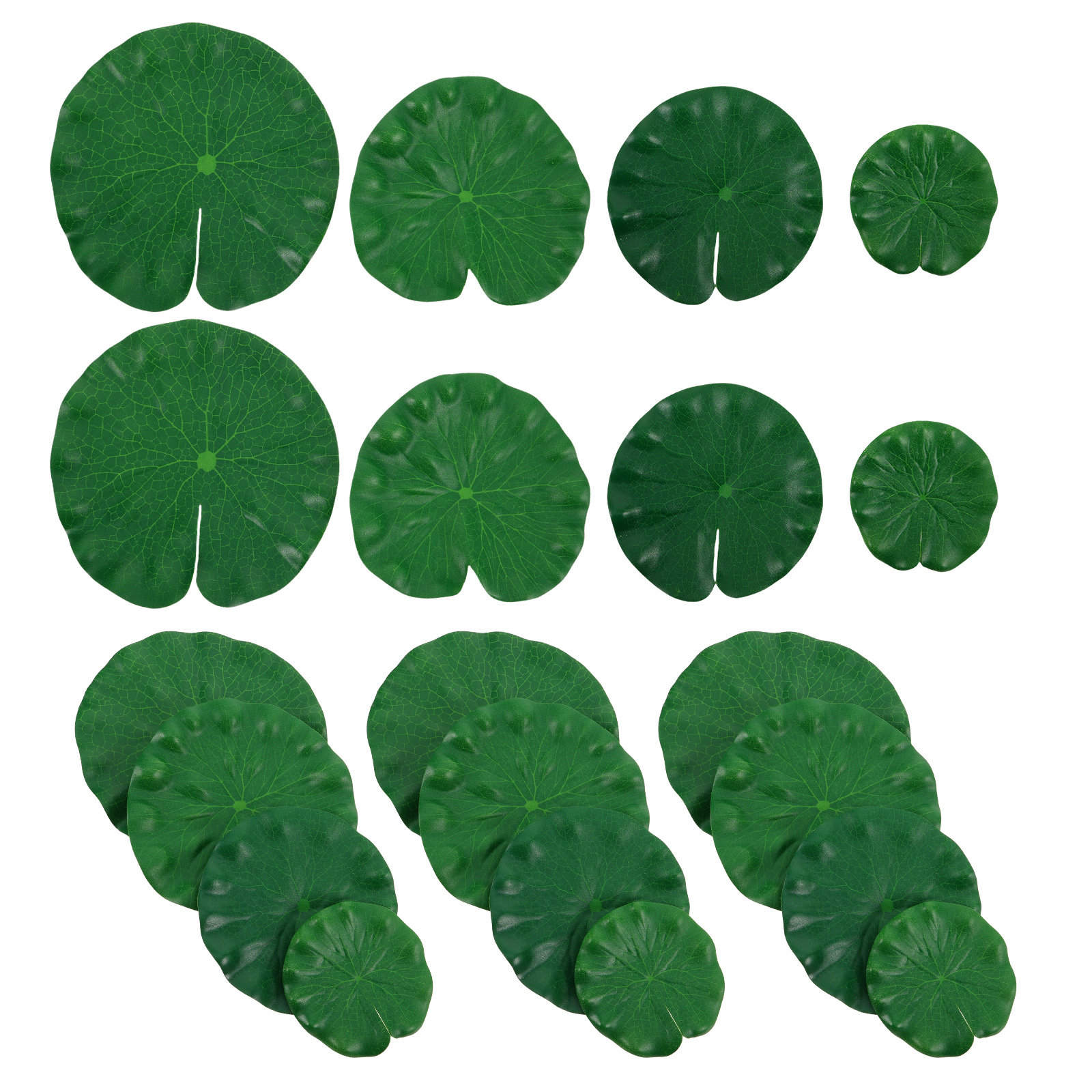 Aquarium Planted - 26 Pcs Lotus Leaf Decoration Set