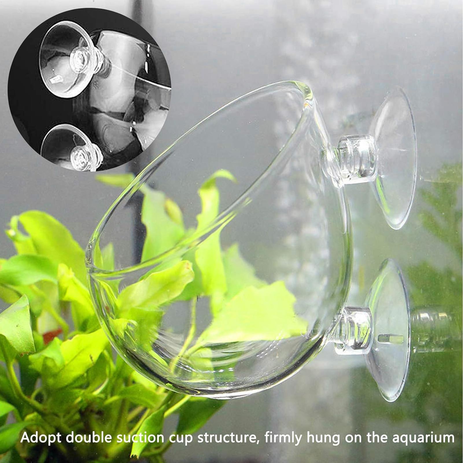 Aquarium Plant Vine - Aquarium Glass Plant Pot with Suction