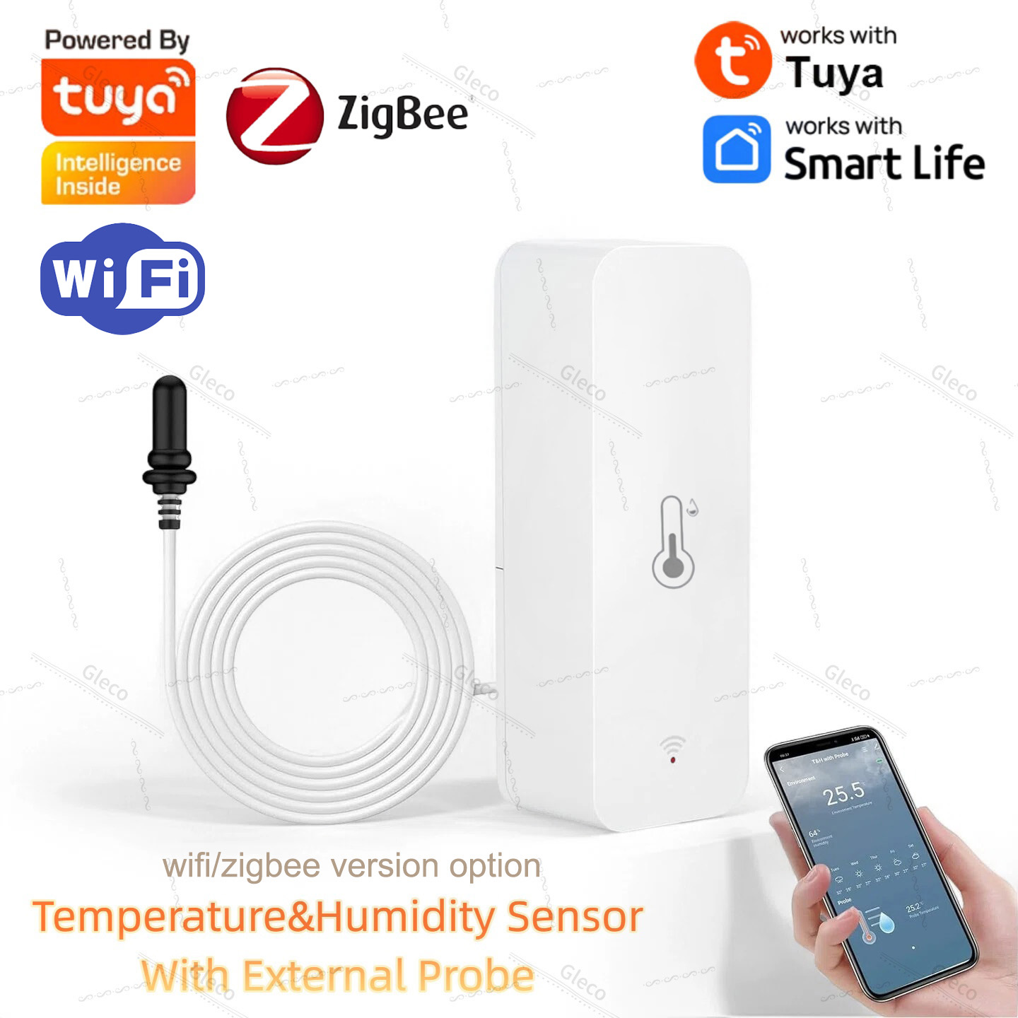 Aquarium Planted - Tuya Wifi Zigbee Temperature and Humidity