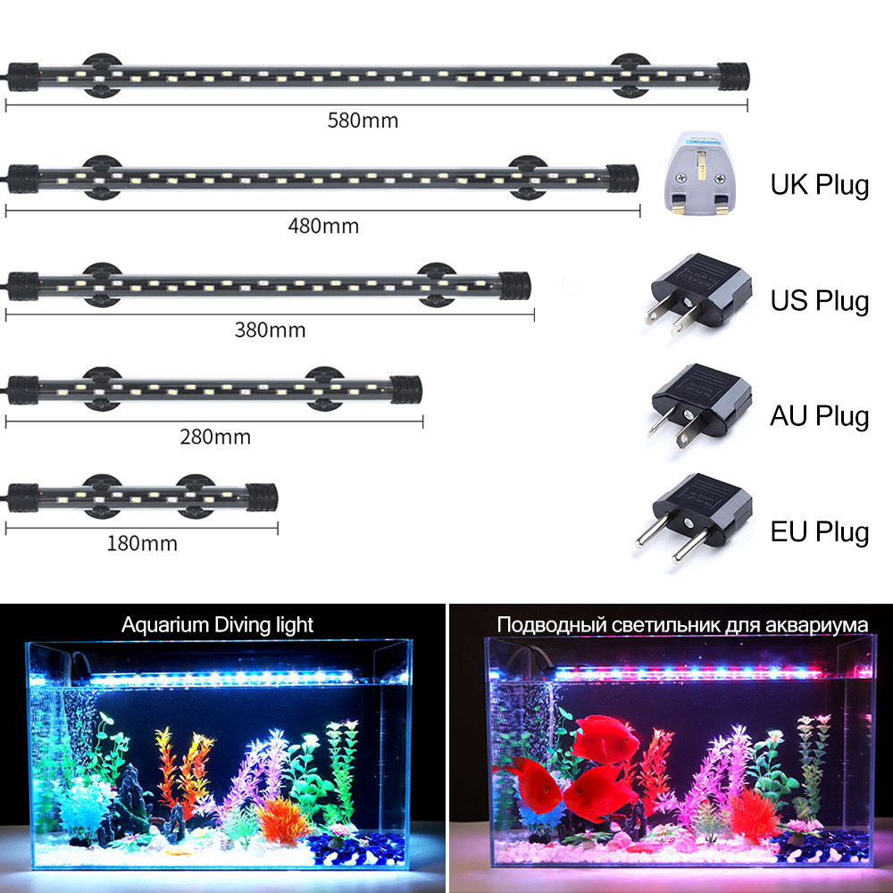 Aquarium Plant Design - 90-260V Aquarium Light LED Waterproof Fish