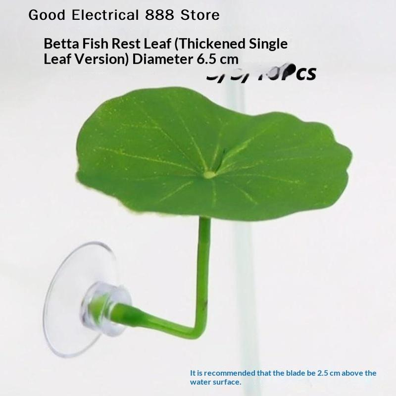 Planted Aquarium For Betta - 【G】3/5/10 PCS Plastic Betta Rest Leaf