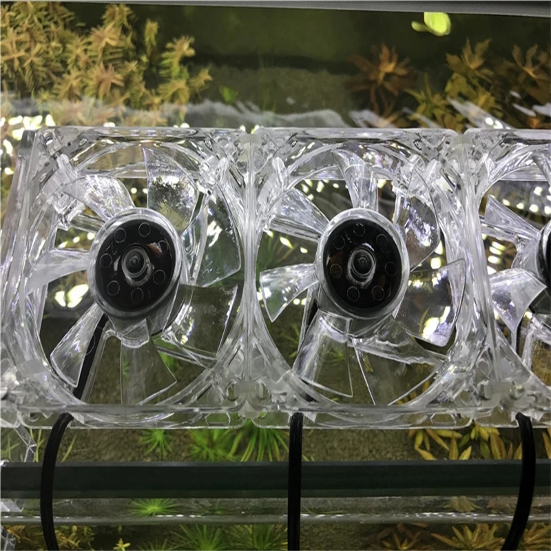 Planted Aquarium Products - 110v~240v transparent cooling fan mini nano