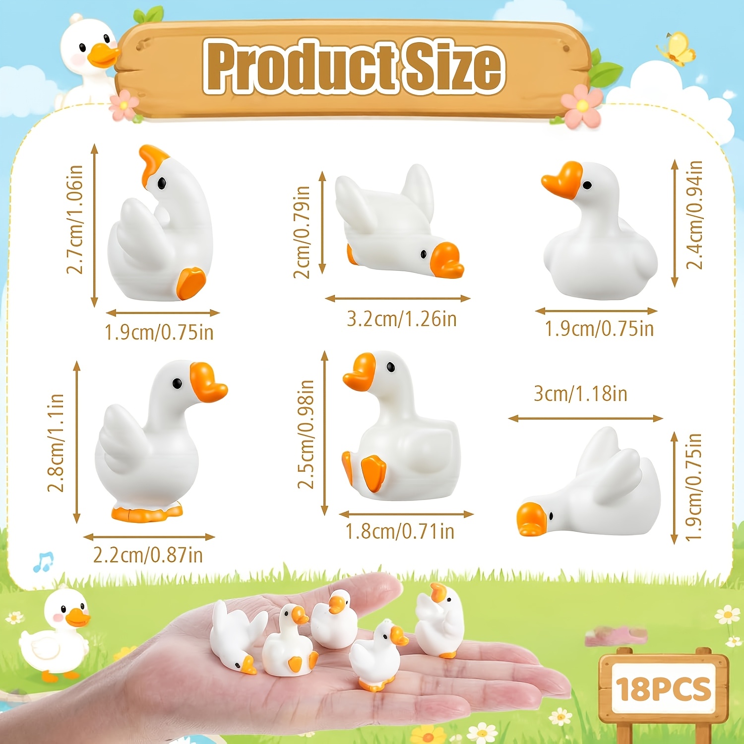 12/18PCS Multi style cute litt - Aquarium Plant recension och pris