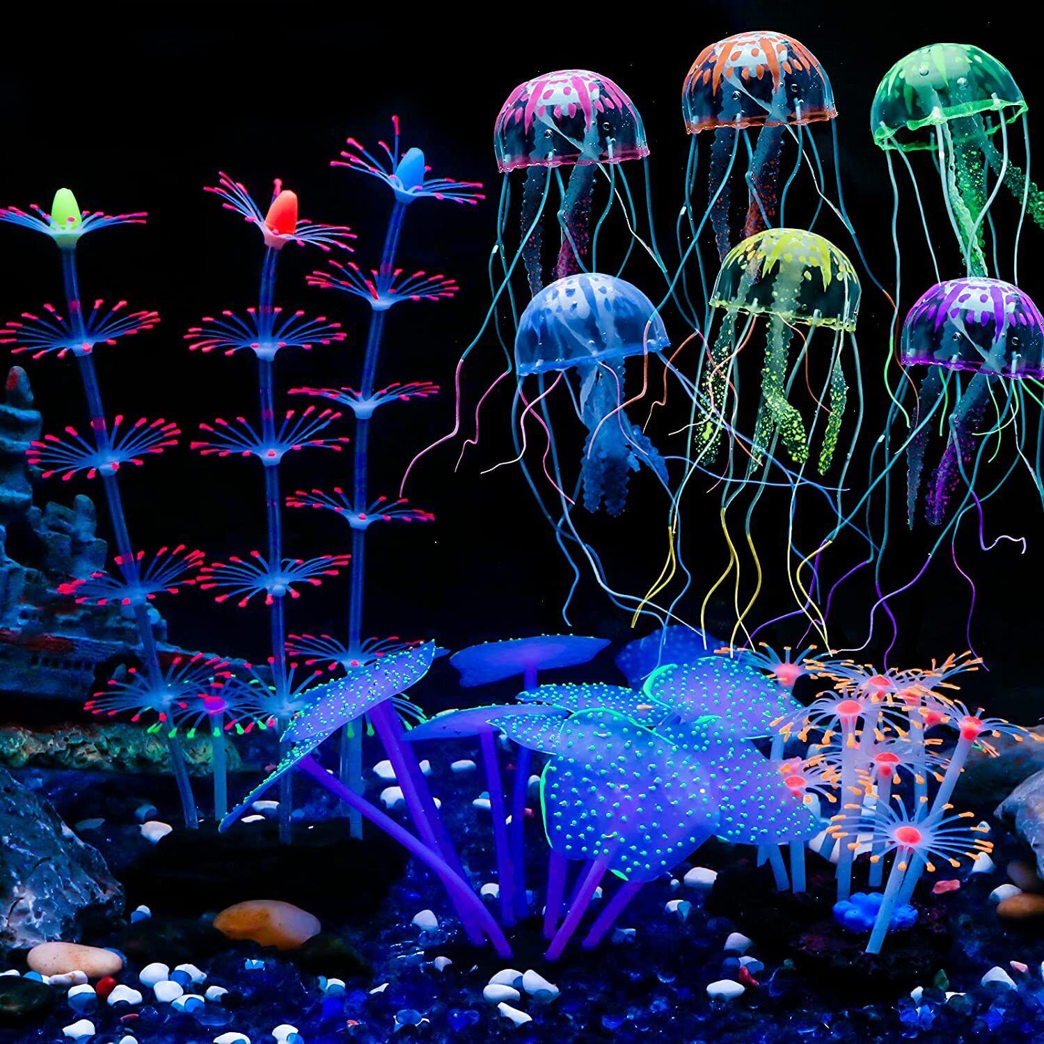 Silicone Glowing Landscape Art - Aquarium Plant Design recension och pris