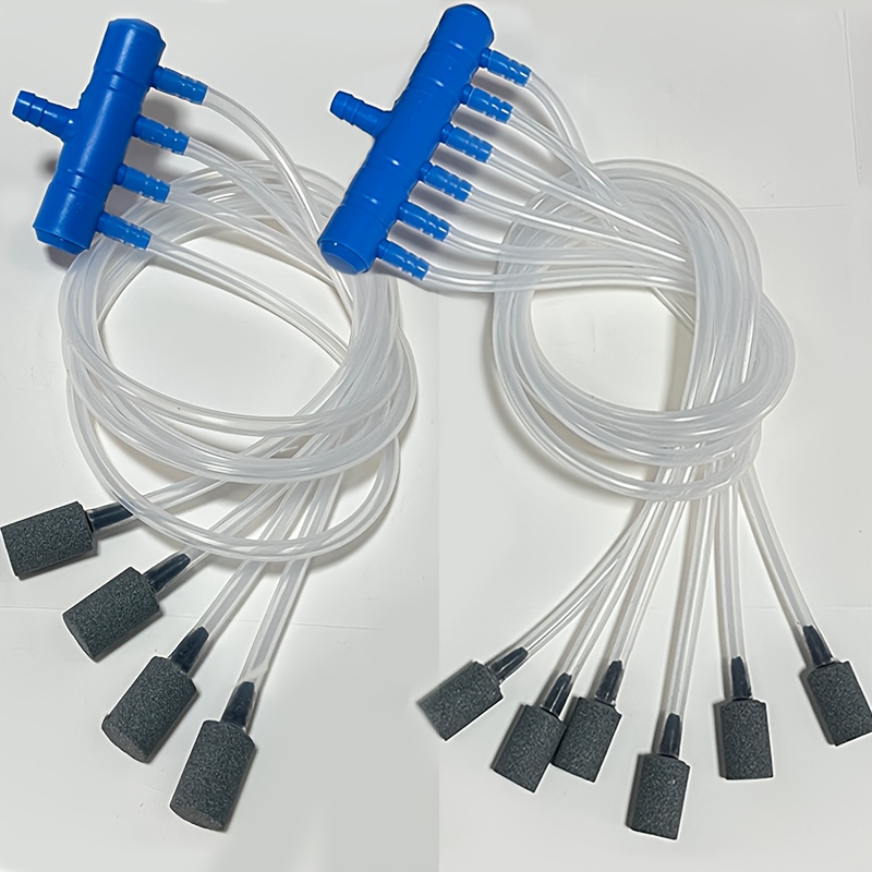 Fish Tank Oxygen Pump Splitter - Aquarium Sand White recension och pris