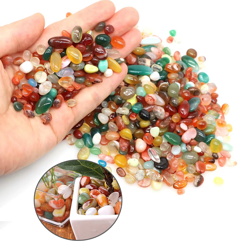 100/200g 1~1.6cm Colorful Pebb - Planted Aquarium Air Stone recension och pris