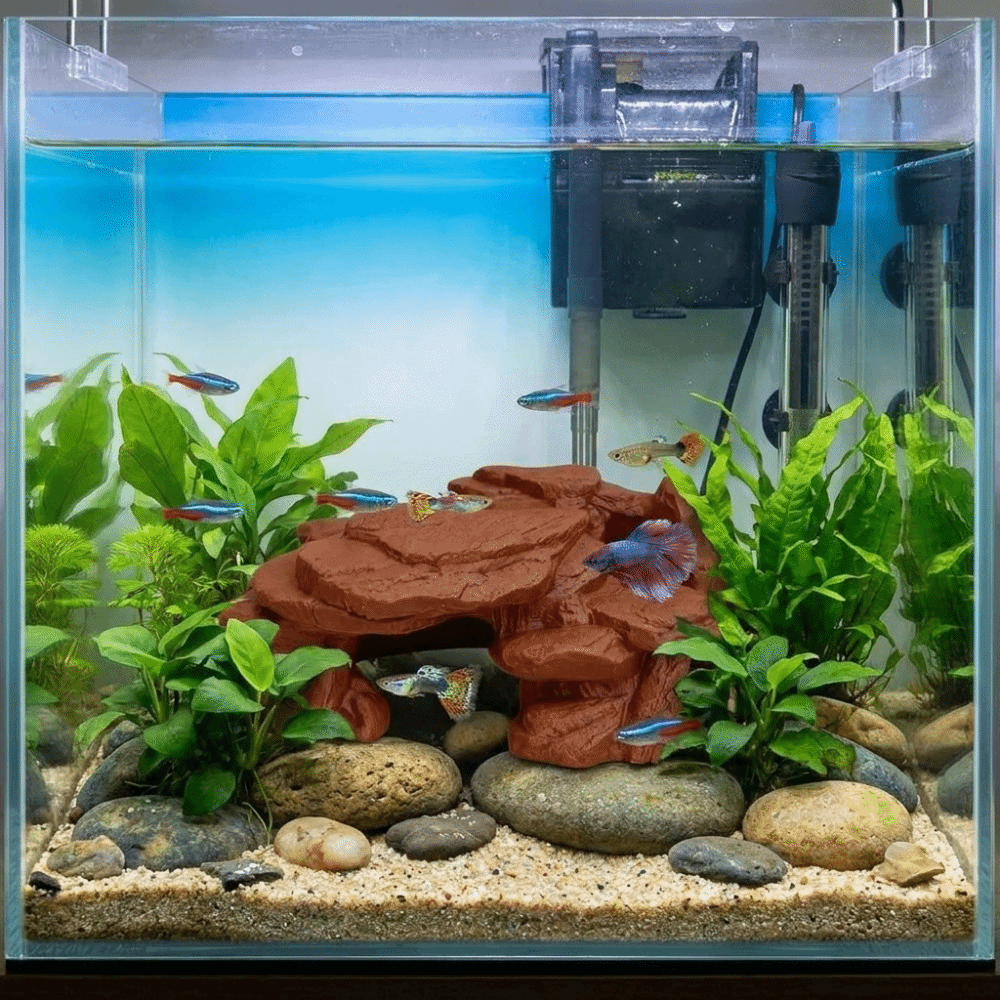 3D Printing Fish Tank Rockery  - Aquarium Plant Root Tabs recension och pris