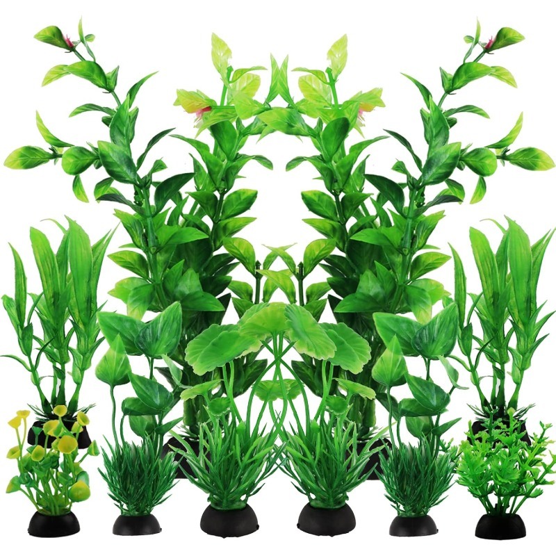 10Pcs/set Artificial Aquarium  - Aquarium Plant Vine recension och pris