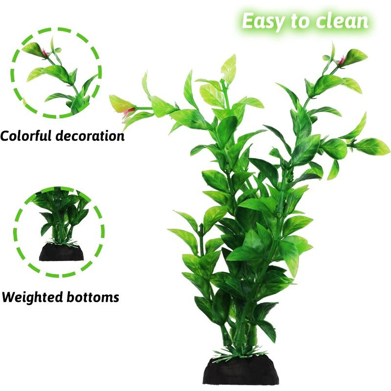 10Pcs/set Artificial Aquarium  - Aquarium Plant Vine recension och pris