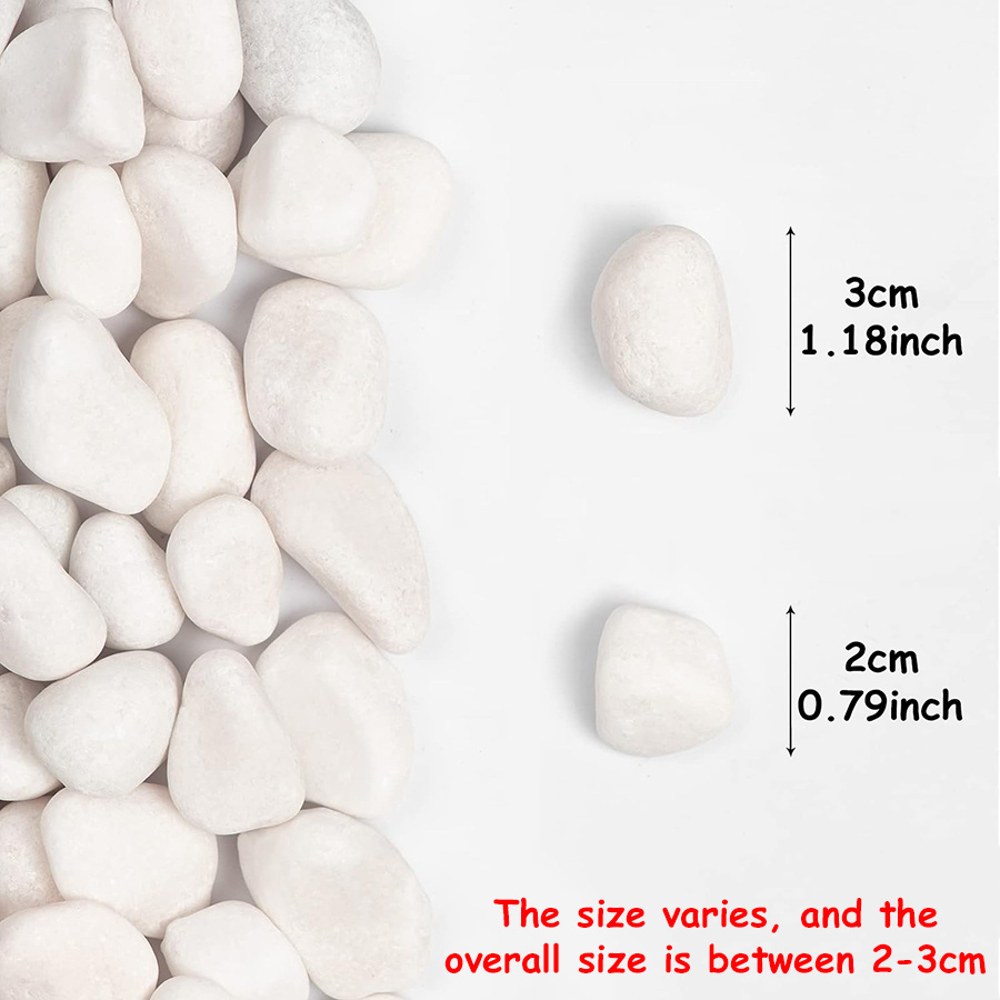 400g White Polished Natural Ri - Aquarium Sand White recension och pris