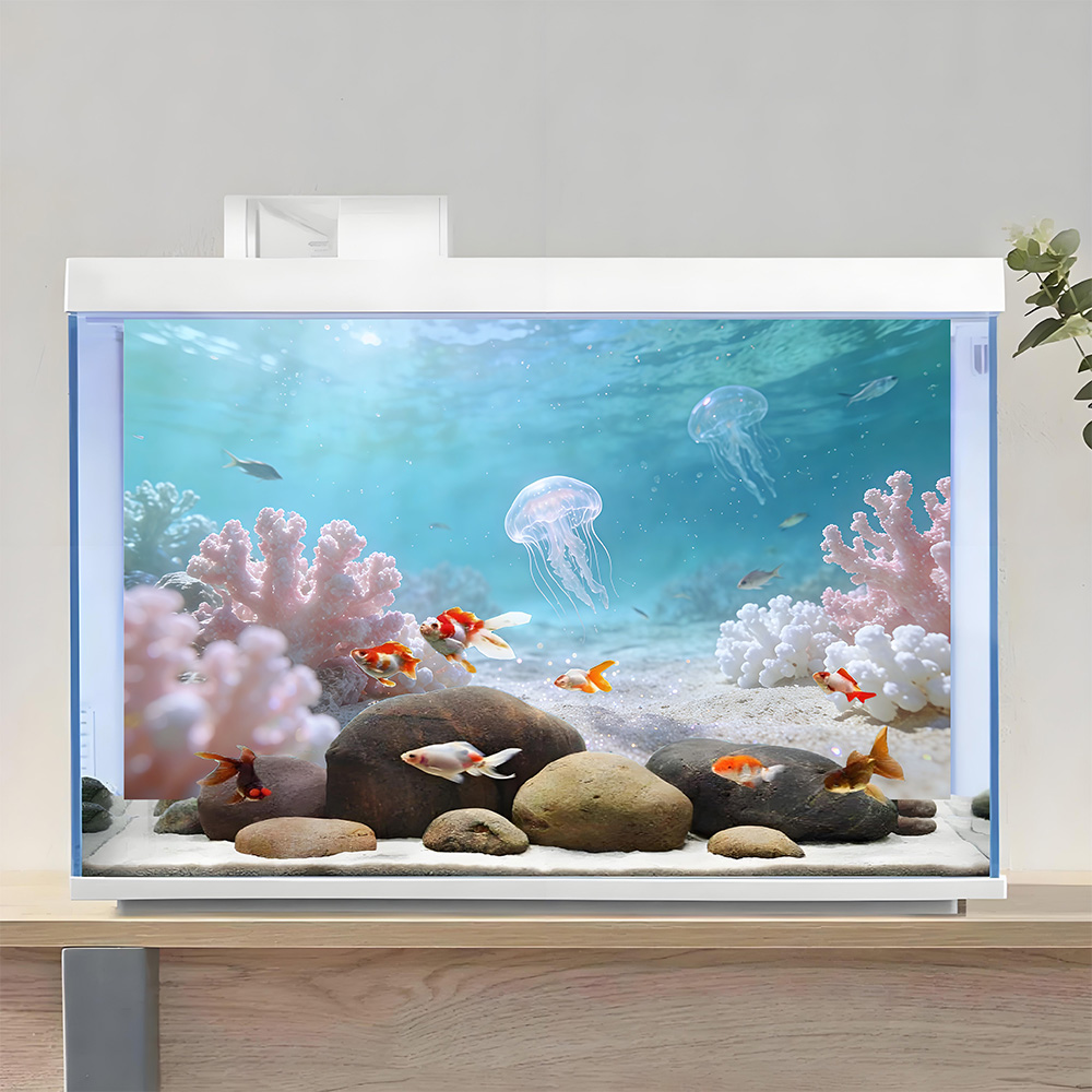 White sand beach and pink cora - Aquarium Sand White recension och pris