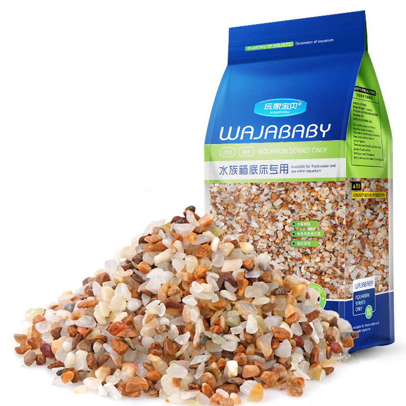 WAJABABY Natural Crystal River - Aquarium Sand White recension och pris