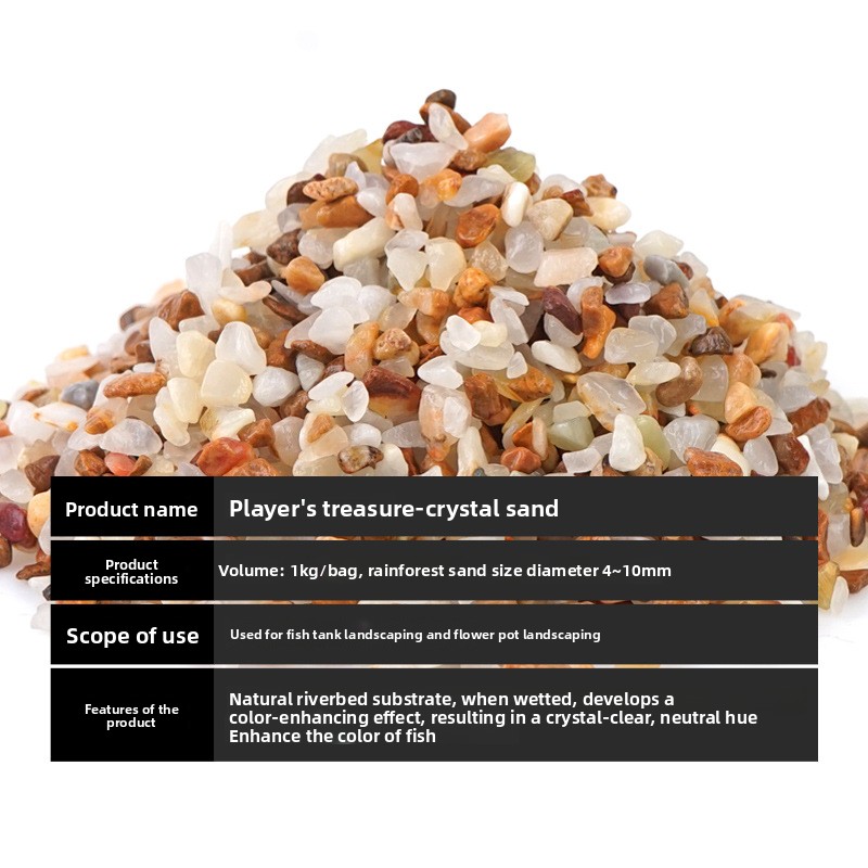 WAJABABY Natural Crystal River - Aquarium Sand White recension och pris