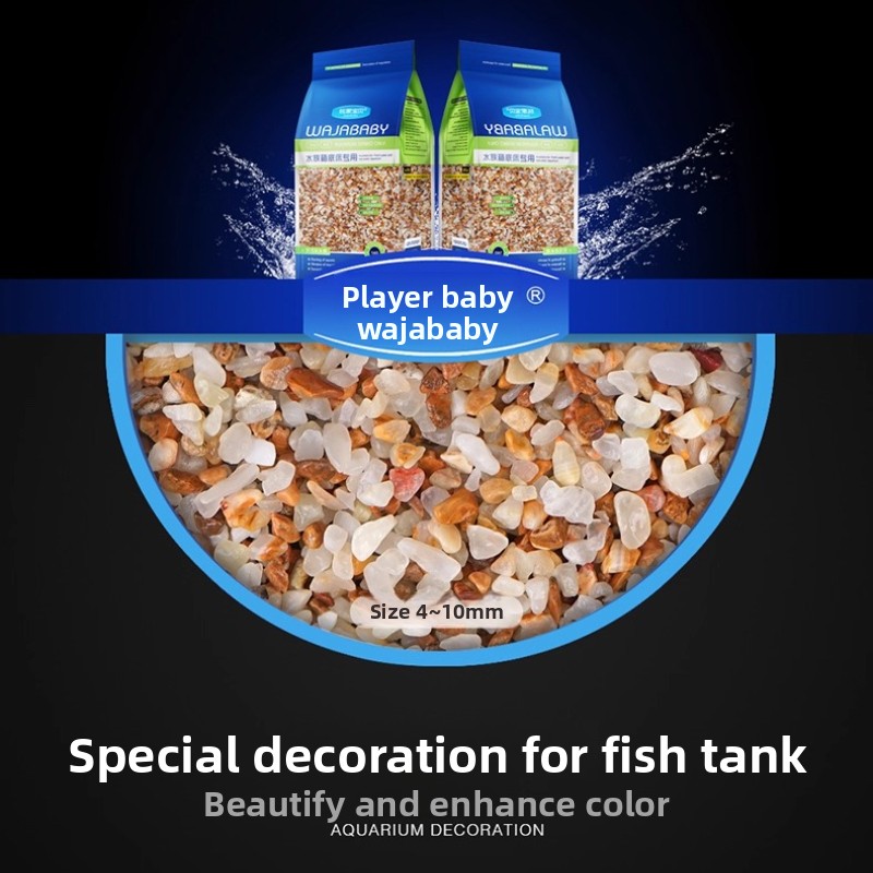 WAJABABY Natural Crystal River - Aquarium Sand White recension och pris