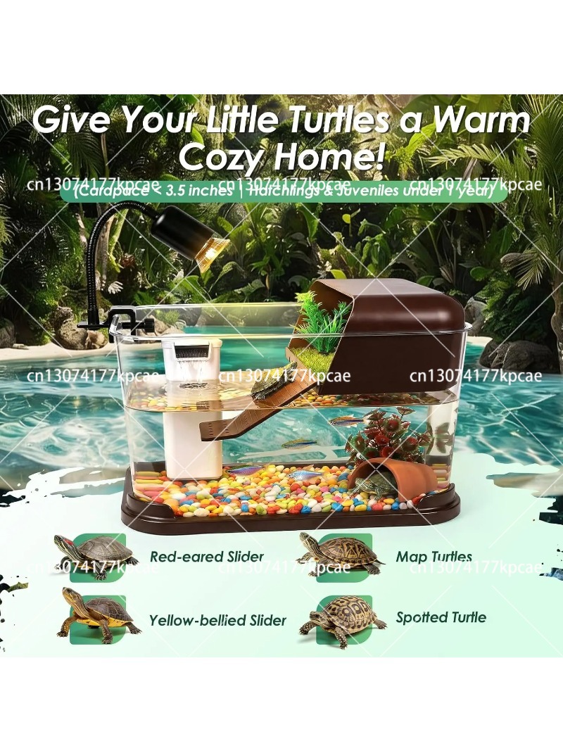 PC Turtle Tank Aquarium Starte - Planted Aquarium Starter Kit recension och pris