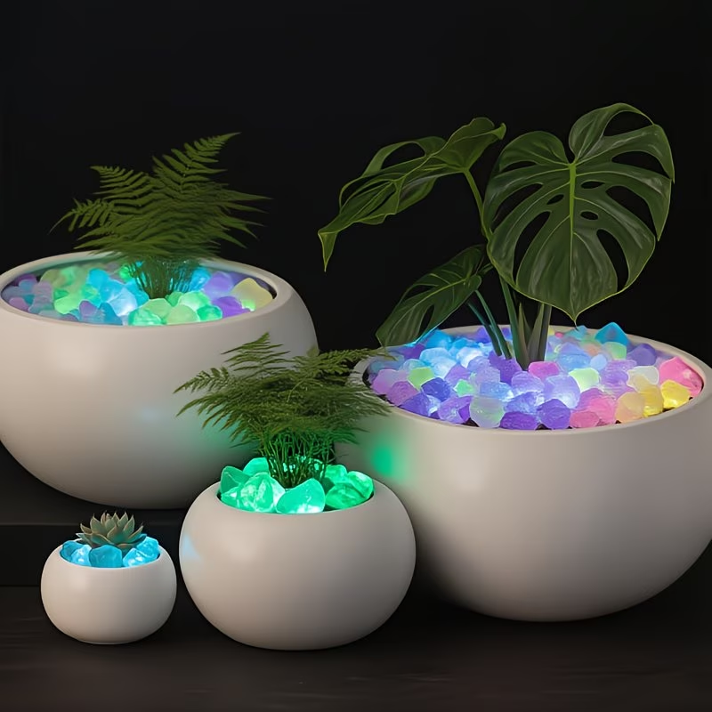 300PCS Luminous Pebble Set,0.9 - Aquarium Planted recension och pris