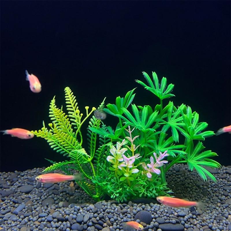 Artificial Aquarium Decoration - Planted Aquarium Best Fish recension och pris
