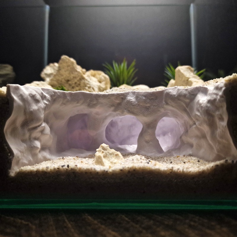 3D Printed Forked Cave Aquariu - Aquarium Plant Root Tabs recension och pris