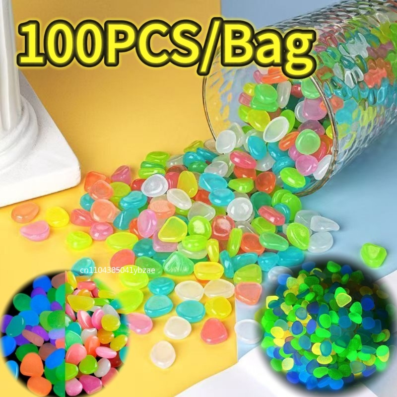100-800pcs Glow in The Dark Pe - Aquarium Planted recension och pris