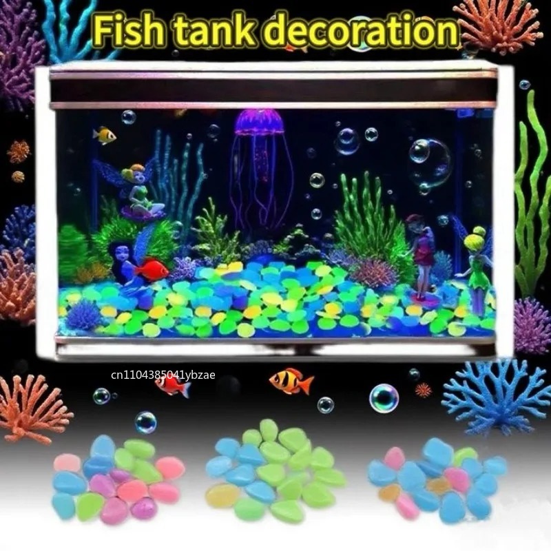 100-800pcs Glow in The Dark Pe - Aquarium Planted recension och pris