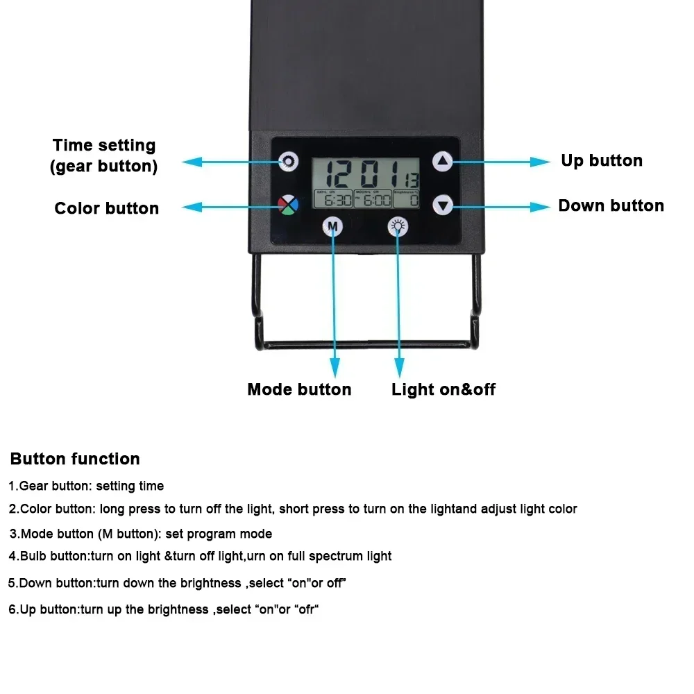 IP68 Waterproof Aquarium LED L - Aquarium Plant Iron recension och pris