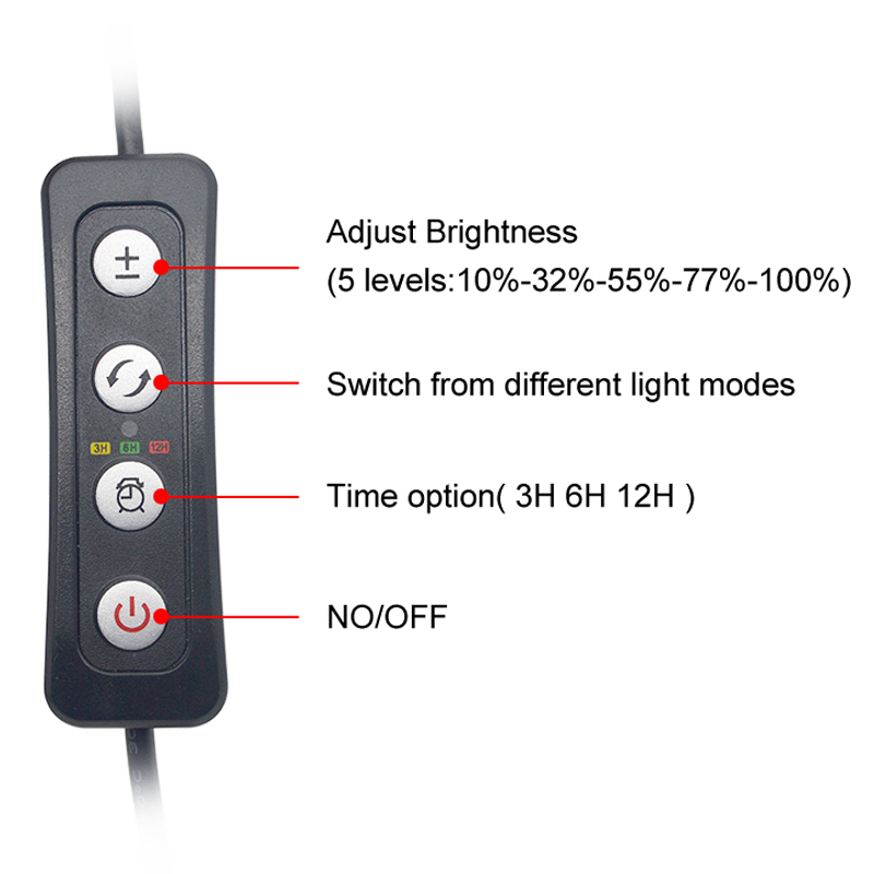 Aquarium LED Light for 16-64CM - Aquarium Plant Iron recension och pris