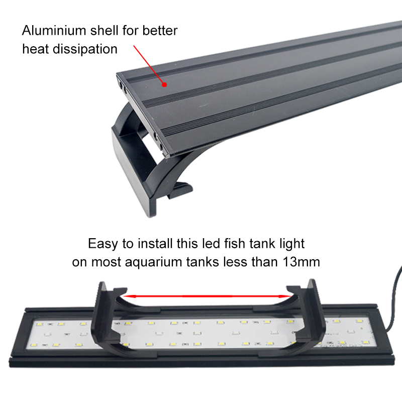 Aquarium LED Light for 16-64CM - Aquarium Plant Iron recension och pris