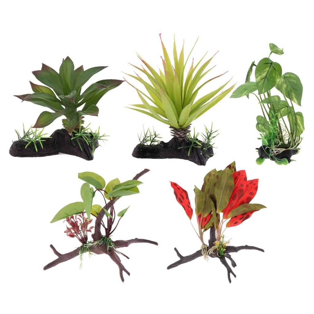 Reptile Terrarium Plant Artifi - Aquarium Plant Vine recension och pris