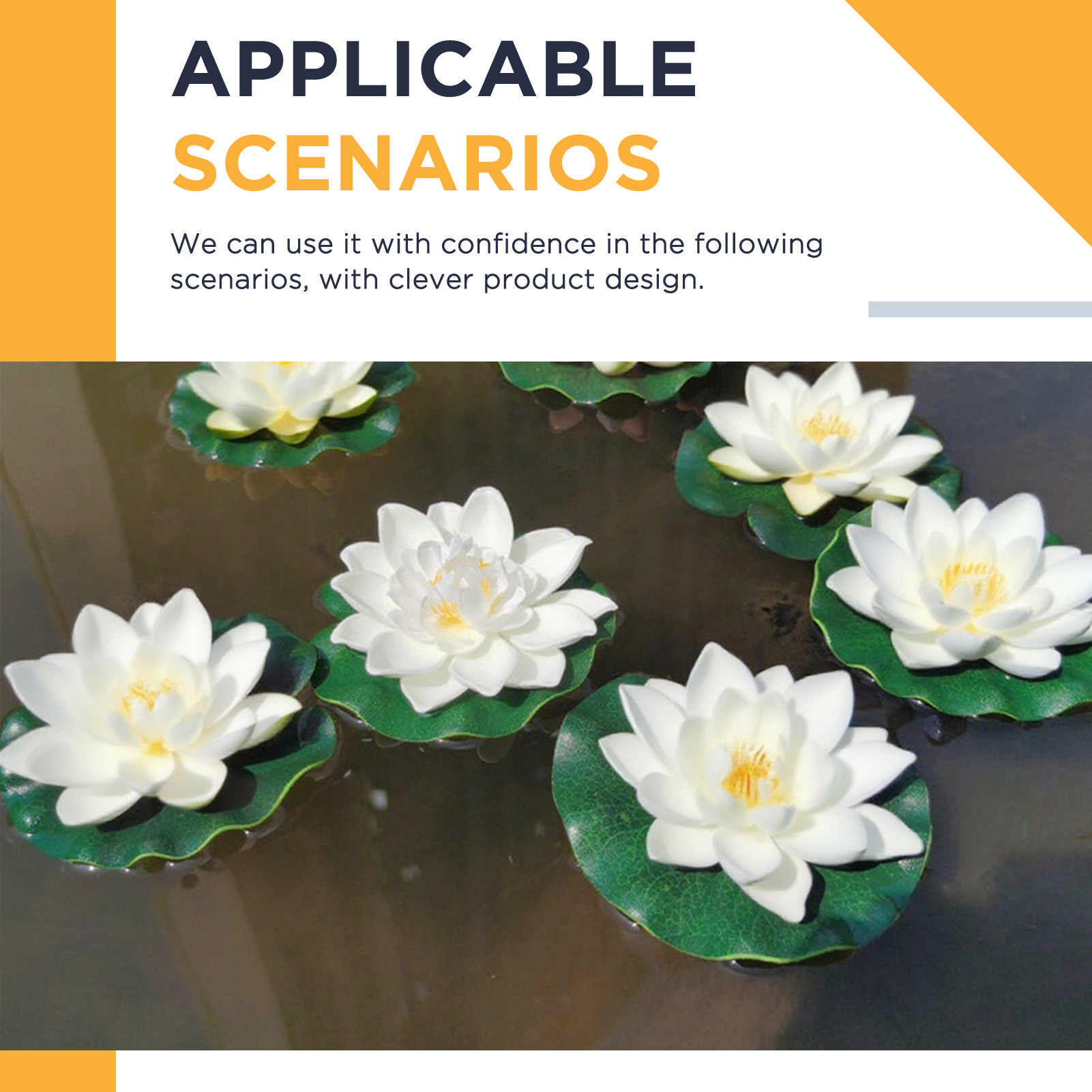 5pcs/set 10cm Artificial Lotus - Aquarium Plant Design recension och pris