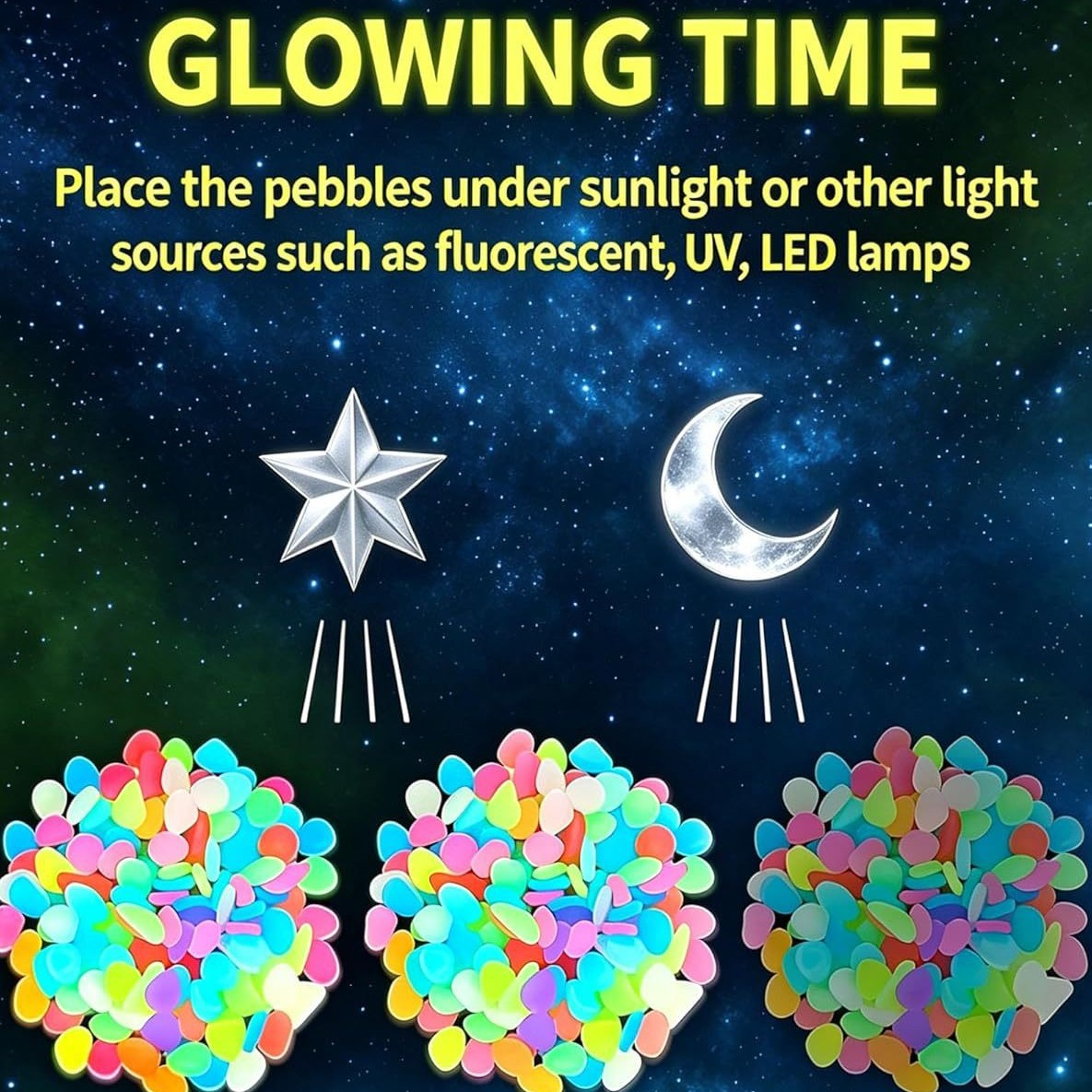 Colorful Glow In The Dark Lumi - Aquarium Planted recension och pris