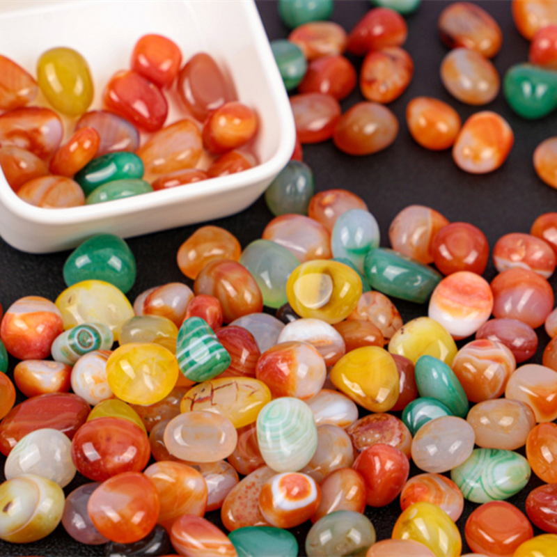 500g Colorful Pebbles 1~1.6cm  - Planted Aquarium Air Stone recension och pris