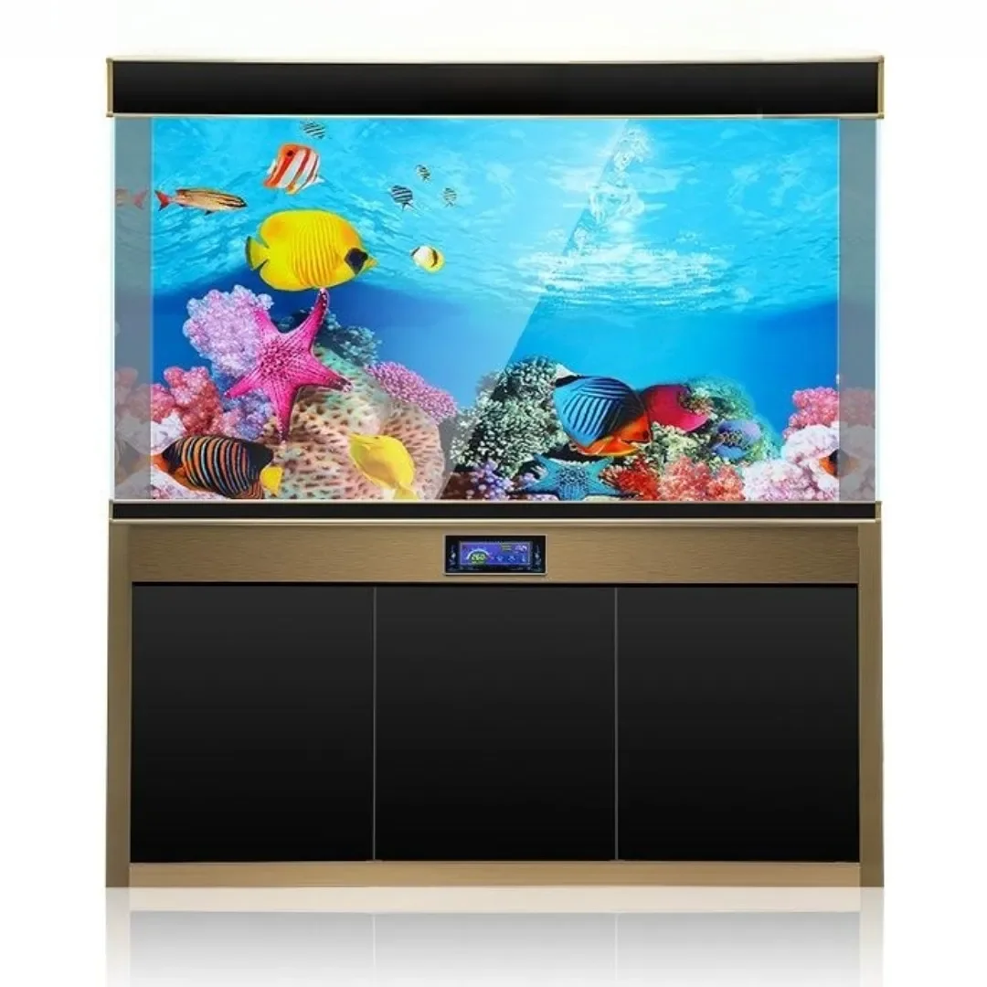Background Aquarium 3D Sticker - Aquarium Plant Design recension och pris
