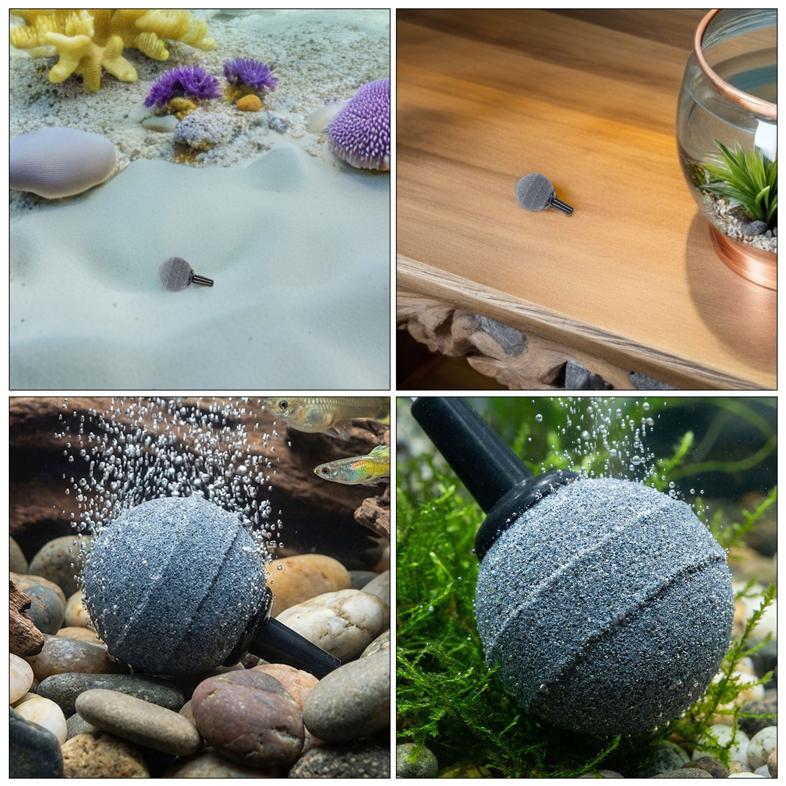 12pcs Aquarium Air Stone Bubbl - Planted Aquarium Air Stone recension och pris