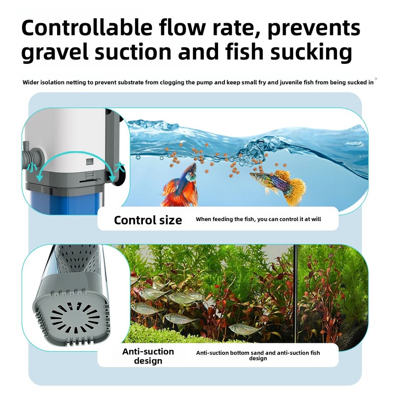 Built-in Aquarium Filter Inter - Aquarium Plant Iron recension och pris