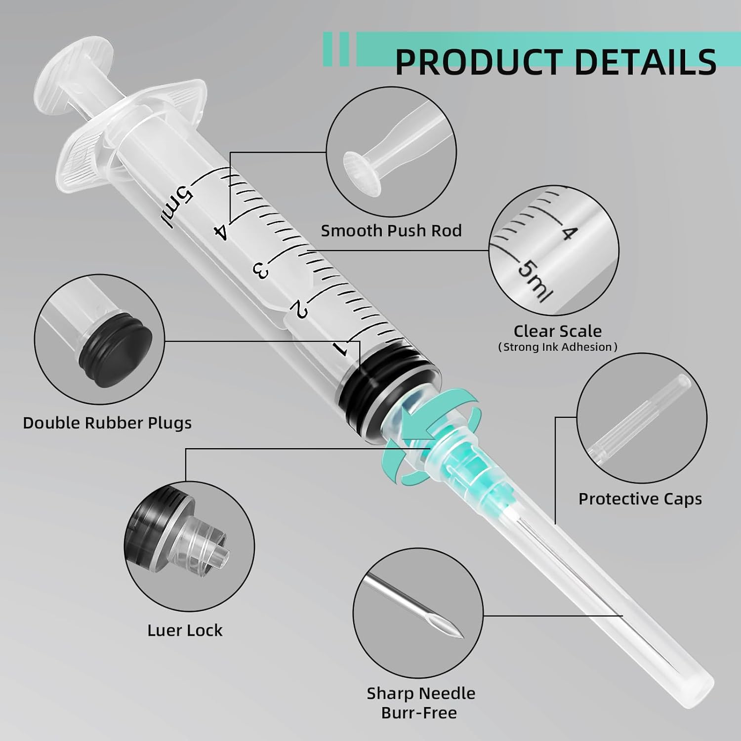 5ml Luer Lock Syringe, Suitabl - Aquarium Plant recension och pris