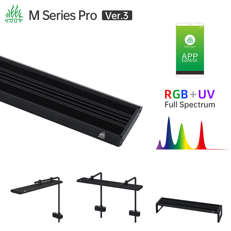 Week Aqua M Series RGB UV LED  - Aquarium Plant Iron recension och pris