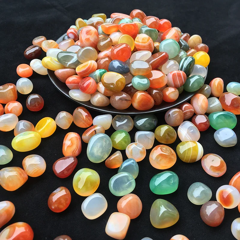 100g Agate Pebbles, Colorful D - Planted Aquarium Air Stone recension och pris