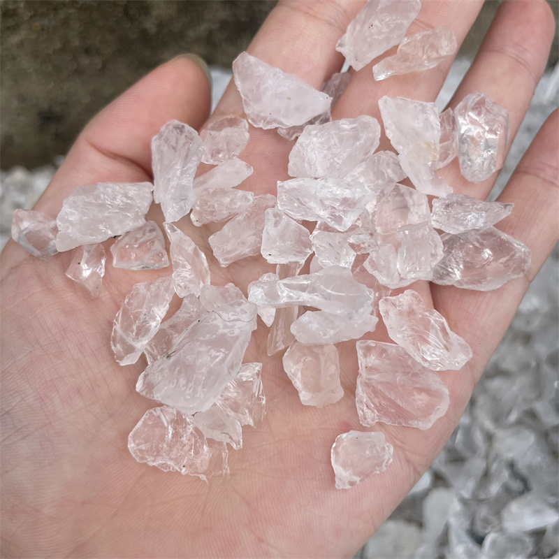 Natural Clear Quartz Stone Cry - Aquarium Sand White recension och pris