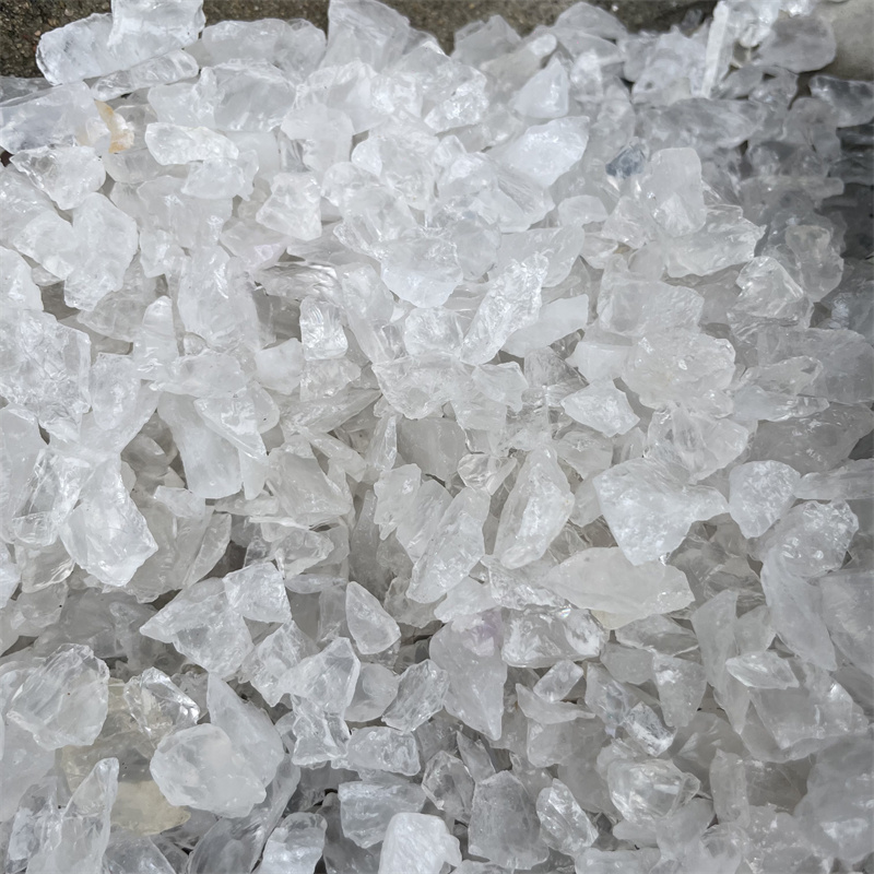 Natural Clear Quartz Stone Cry - Aquarium Sand White recension och pris