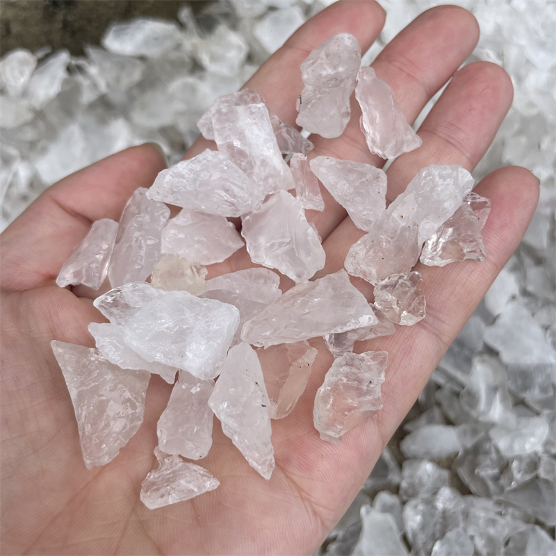 Natural Clear Quartz Stone Cry - Aquarium Sand White recension och pris