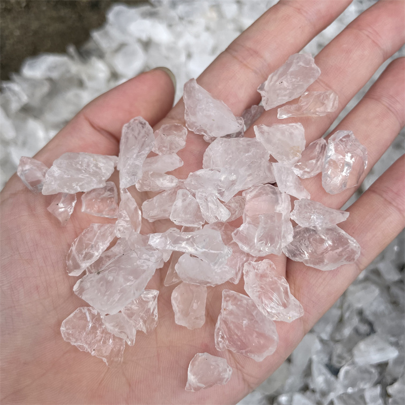 Natural Clear Quartz Stone Cry - Aquarium Sand White recension och pris