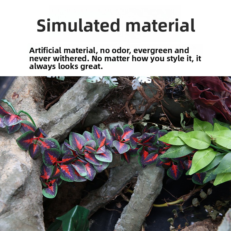 Reptizoo Artificial Plants for - Aquarium Plant Vine recension och pris