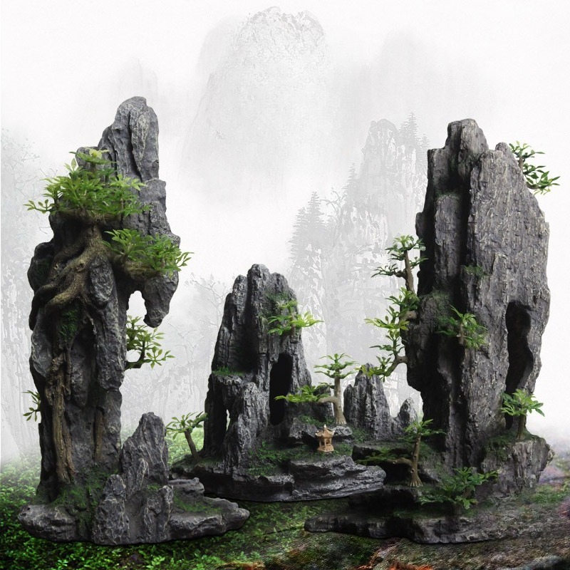Aquarium Decor Stone Rockery C - Aquarium Plant Root Tabs recension och pris