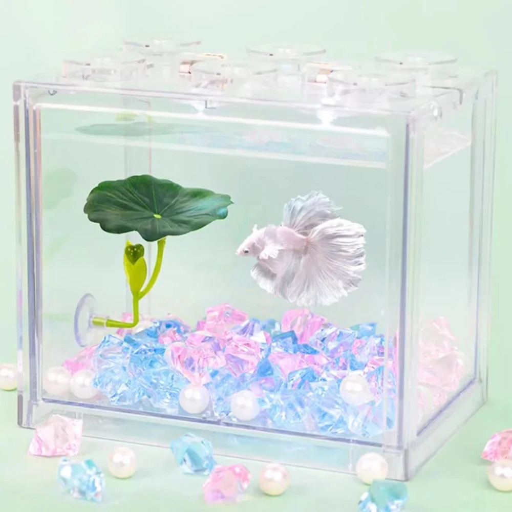 1PCS Green Leaf Betta Fish Ham - Planted Aquarium For Betta recension och pris