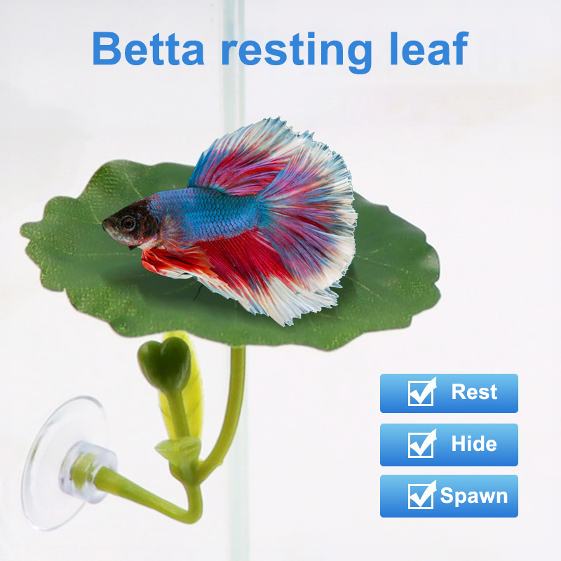 1 Pc For Betta Fish Stress-Red - Planted Aquarium For Betta recension och pris